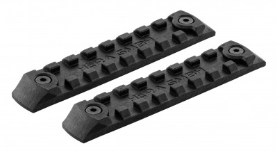 Photo HAA535-02 Set of 6 M-LOK compatible polymer picatinny rails - BLACK