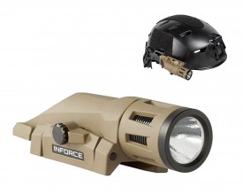 Photo IF75001DE-V INFORCE HML Helmet Tactical Light