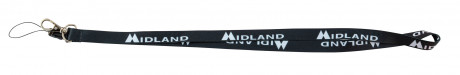 Black Midland Lanyard