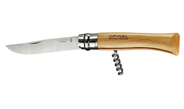 Opinel knife number 10 - corkscrew bottle opener