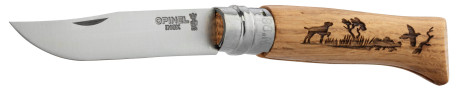 Photo LC254-03.jpg OPINEL 8 Stainless Steel Oak Dog Knife