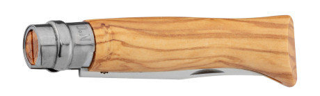 Photo LC280-03.jpg Couteau de poche Opinel n°8 Olivier + étui Alpine