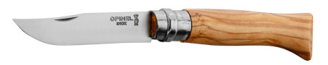Photo LC280-09.jpg Couteau de poche Opinel n°8 Olivier + étui Alpine