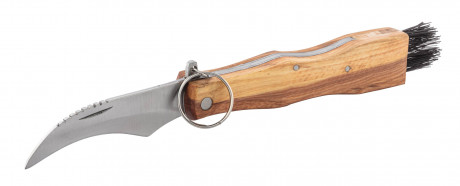 Photo LC3728-03.jpg Couteau de cueilleur en bois d’olivier avec anneau