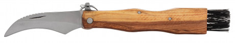 Photo LC3728-04.jpg Couteau de cueilleur en bois d’olivier avec anneau
