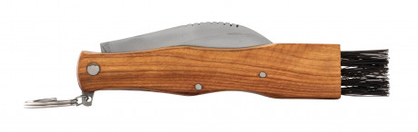 Photo LC3728-05.jpg Couteau de cueilleur en bois d’olivier avec anneau