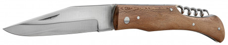 Folding knife with corkscrew