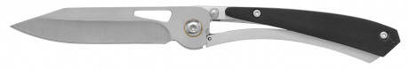 Photo LC3745-03 Pivot opening folding knife with black handle