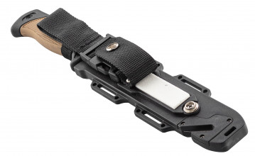 Photo LC3773-03.jpg Combat knife - 16 cm blade - Non-slip khaki handle