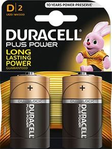 Alkaline batteries D LR20 1,5 volt - Duracell