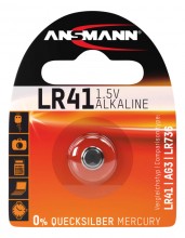 Photo LC427-1 Alkaline battery LR41 - 1.5 volts - Ansmann