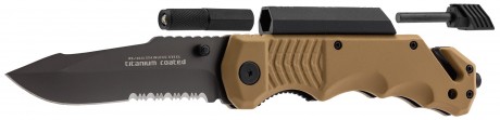 Tactical folding knife / survival