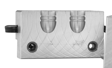 Photo LE163-02.jpg Moule à balle conique double cavités pour armes à poudre noire