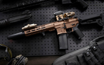 Photo LE9087-09.jpg Lancer Tactical MGC4 MK3 M4 AEG Bronze