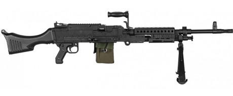 LT MG240 WWII FULL METAL AEG NOIR AVEC MAGAZINE ...
