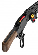 Photo LG3020-05.jpg Replica metal and wood rifle with ejectable cartridges