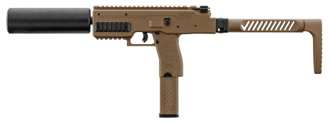 Replica SMG VMP-1X Black with  silencer