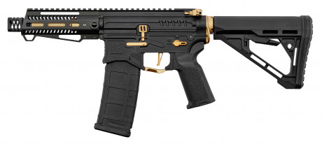 Replica R15 mod 1 Zion Arms black and gold short ...