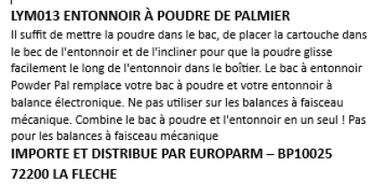 Photo LYM013.PNG Powder Pal Electronic Scale Funnel Pan Lyman