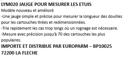 Photo LYM020.PNG Lyman E-Zee Case Gauge