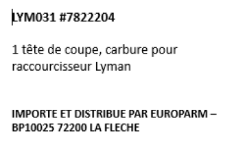 Photo LYM031.PNG Lyman Carbide Cutter Accessory