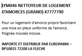 Photo LYM046.PNG Nettoyeur de logements d’amorce Lyman