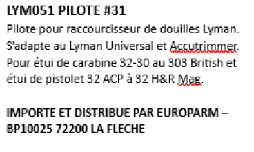 Photo LYM051.PNG Lyman Trimmer Pilot