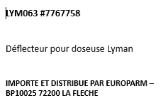 Photo LYM063.PNG Measure Powder Baffle Lyman