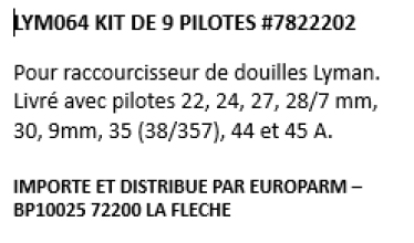 Photo LYM064.PNG 9 Pilot multi-pack Lyman