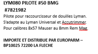 Photo LYM080.PNG Lyman Trimmer Pilot