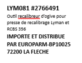 Photo LYM081.PNG Lyman sizing die