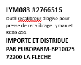 Photo LYM083.PNG Lyman sizing die