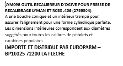 Photo LYM098.PNG Lyman sizing die