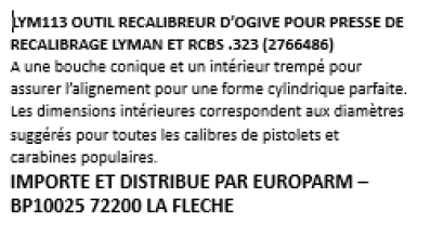 Photo LYM113.PNG Lyman sizing die