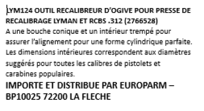 Photo LYM124.PNG Lyman sizing die