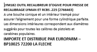 Photo LYM182.PNG Lyman sizing die