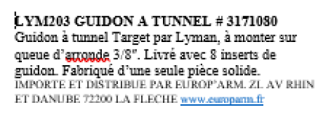 Photo LYM203.PNG Lyman 17xxx Front Target Sight