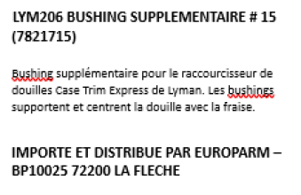 Photo LYM206.PNG Lyman Case Trim Xpress Bushing