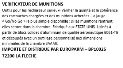 Photo LYM219 à LYM223.PNG Ammo checker multiple blocks