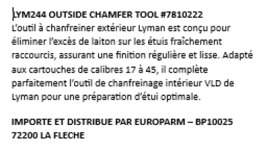 Photo LYM244.PNG Lyman outside chamfer tool