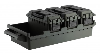 Photo MAL970-2 Set 4 ammunition boxes with transport tray
