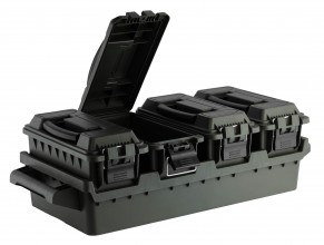 Photo MAL970-7 Set 4 ammunition boxes with transport tray
