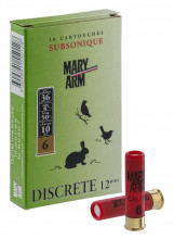 Cartouches Mary-Arms subsoniques - Cal. 12mm
