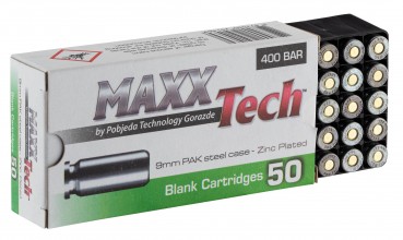 Photo MD0150-2 Box of 50 cartridges cal. 9 mm PAK - Blank