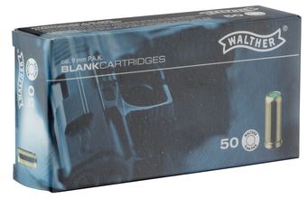 Box of 50 cartridges cal. 9 mm PAK to white