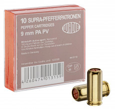 Cartouches au poivre Waddie calibre 9 mm P.A.