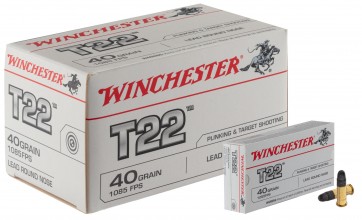 Winchester T22 Cartouches .22 LR 40 gr