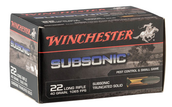 Munitions Subsonic cal. 22 LR