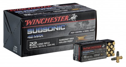 Munitions Subsonic cal. 22 LR 42 grains