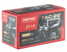 Photo MD344-01 Cartouches 22lr Norma Subsonique